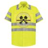 High Visibility Safety Short Sleeve Work Shirt Thumbnail