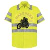 High Visibility Safety Short Sleeve Work Shirt Thumbnail