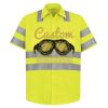 High Visibility Safety Short Sleeve Work Shirt Thumbnail