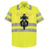 High Visibility Safety Short Sleeve Work Shirt Thumbnail