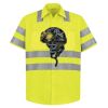 High Visibility Safety Short Sleeve Work Shirt Thumbnail