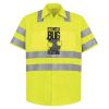 High Visibility Safety Short Sleeve Work Shirt Thumbnail