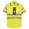 High Visibility Safety Short Sleeve Work Shirt Thumbnail