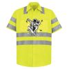 High Visibility Safety Short Sleeve Work Shirt Thumbnail