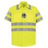 High Visibility Safety Short Sleeve Work Shirt Thumbnail