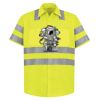 High Visibility Safety Short Sleeve Work Shirt Thumbnail