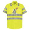 High Visibility Safety Short Sleeve Work Shirt Thumbnail