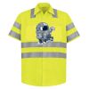 High Visibility Safety Short Sleeve Work Shirt Thumbnail