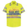 High Visibility Safety Short Sleeve Work Shirt Thumbnail