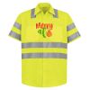 High Visibility Safety Short Sleeve Work Shirt Thumbnail