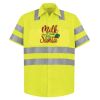 High Visibility Safety Short Sleeve Work Shirt Thumbnail