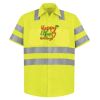 High Visibility Safety Short Sleeve Work Shirt Thumbnail