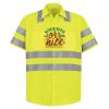 High Visibility Safety Short Sleeve Work Shirt Thumbnail