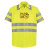 High Visibility Safety Short Sleeve Work Shirt Thumbnail