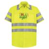 High Visibility Safety Short Sleeve Work Shirt Thumbnail