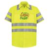 High Visibility Safety Short Sleeve Work Shirt Thumbnail