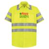 High Visibility Safety Short Sleeve Work Shirt Thumbnail