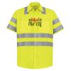 High Visibility Safety Short Sleeve Work Shirt Thumbnail