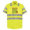 High Visibility Safety Short Sleeve Work Shirt Thumbnail