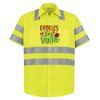 High Visibility Safety Short Sleeve Work Shirt Thumbnail