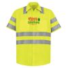 High Visibility Safety Short Sleeve Work Shirt Thumbnail