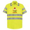 High Visibility Safety Short Sleeve Work Shirt Thumbnail