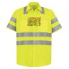 High Visibility Safety Short Sleeve Work Shirt Thumbnail