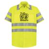 High Visibility Safety Short Sleeve Work Shirt Thumbnail