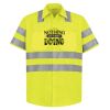 High Visibility Safety Short Sleeve Work Shirt Thumbnail