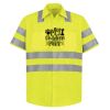 High Visibility Safety Short Sleeve Work Shirt Thumbnail