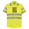 High Visibility Safety Short Sleeve Work Shirt Thumbnail