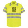 High Visibility Safety Short Sleeve Work Shirt Thumbnail