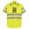 High Visibility Safety Short Sleeve Work Shirt Thumbnail