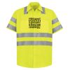 High Visibility Safety Short Sleeve Work Shirt Thumbnail