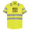 High Visibility Safety Short Sleeve Work Shirt Thumbnail