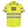 High Visibility Safety Short Sleeve Work Shirt Thumbnail