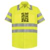 High Visibility Safety Short Sleeve Work Shirt Thumbnail