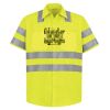 High Visibility Safety Short Sleeve Work Shirt Thumbnail