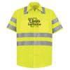 High Visibility Safety Short Sleeve Work Shirt Thumbnail