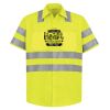 High Visibility Safety Short Sleeve Work Shirt Thumbnail