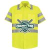 High Visibility Safety Short Sleeve Work Shirt Thumbnail