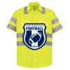 High Visibility Safety Short Sleeve Work Shirt Thumbnail