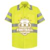 High Visibility Safety Short Sleeve Work Shirt Thumbnail