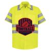 High Visibility Safety Short Sleeve Work Shirt Thumbnail