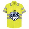 High Visibility Safety Short Sleeve Work Shirt Thumbnail