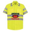 High Visibility Safety Short Sleeve Work Shirt Thumbnail