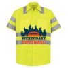 High Visibility Safety Short Sleeve Work Shirt Thumbnail