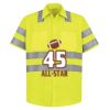 High Visibility Safety Short Sleeve Work Shirt Thumbnail