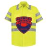 High Visibility Safety Short Sleeve Work Shirt Thumbnail