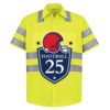 High Visibility Safety Short Sleeve Work Shirt Thumbnail